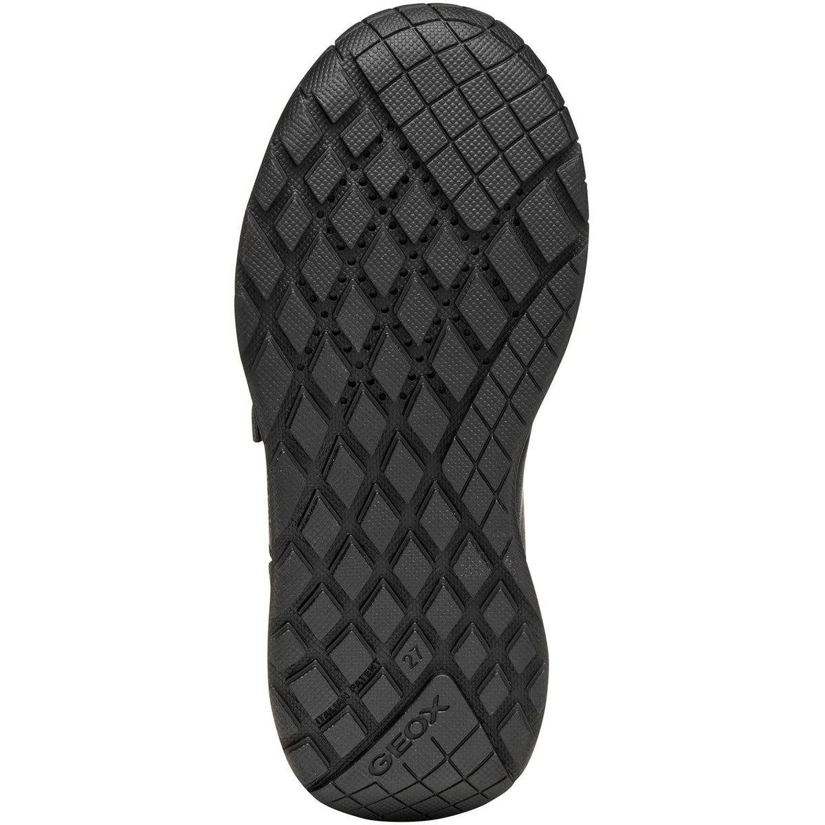 Geox J Rann-E Black Trainers