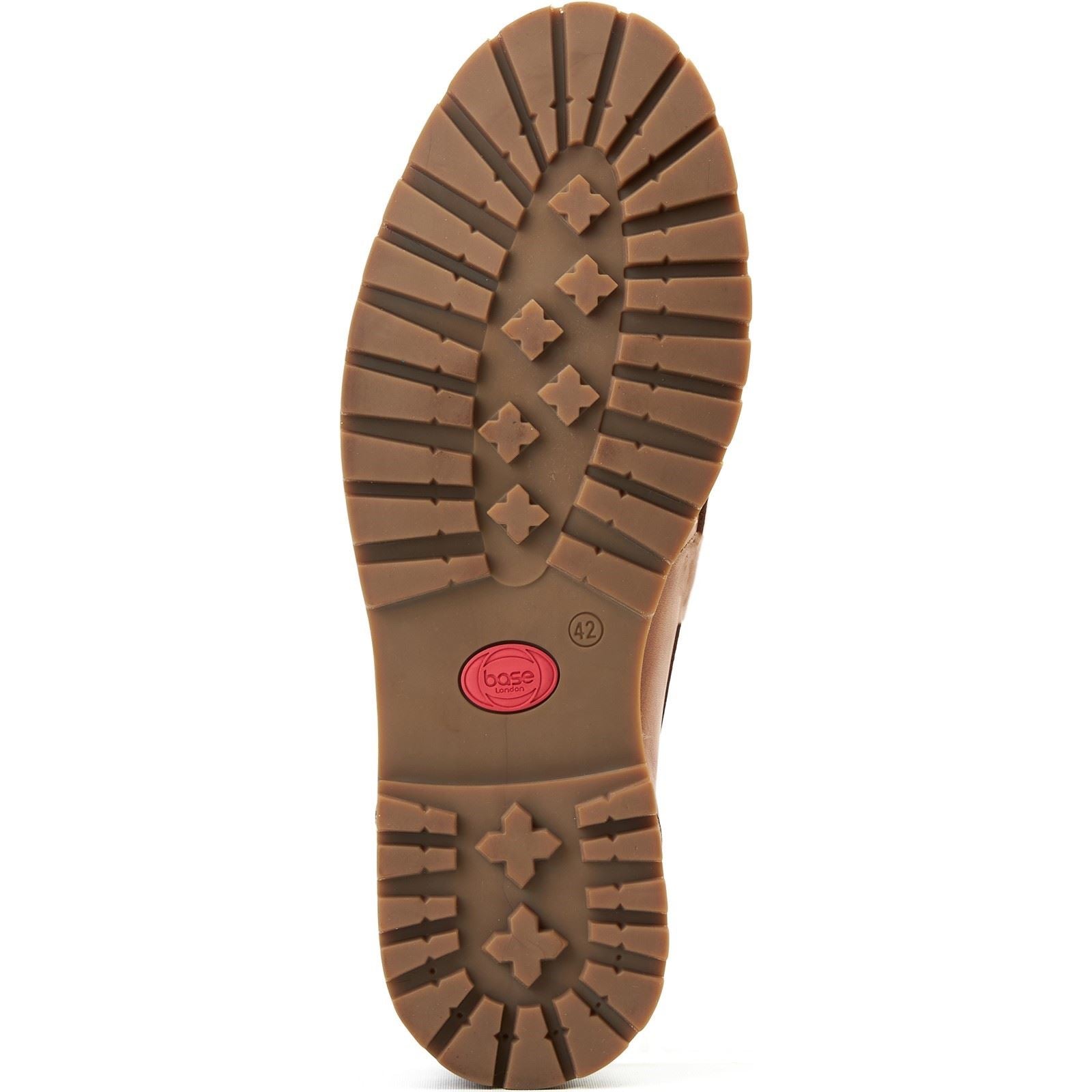 Base London Carbon Leather Men's Tan Moccasins Shoes