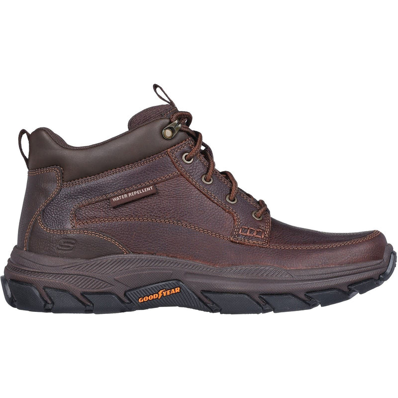 Skechers Respected Boswell Synthetic Men's Red/Brown Hiking Boots