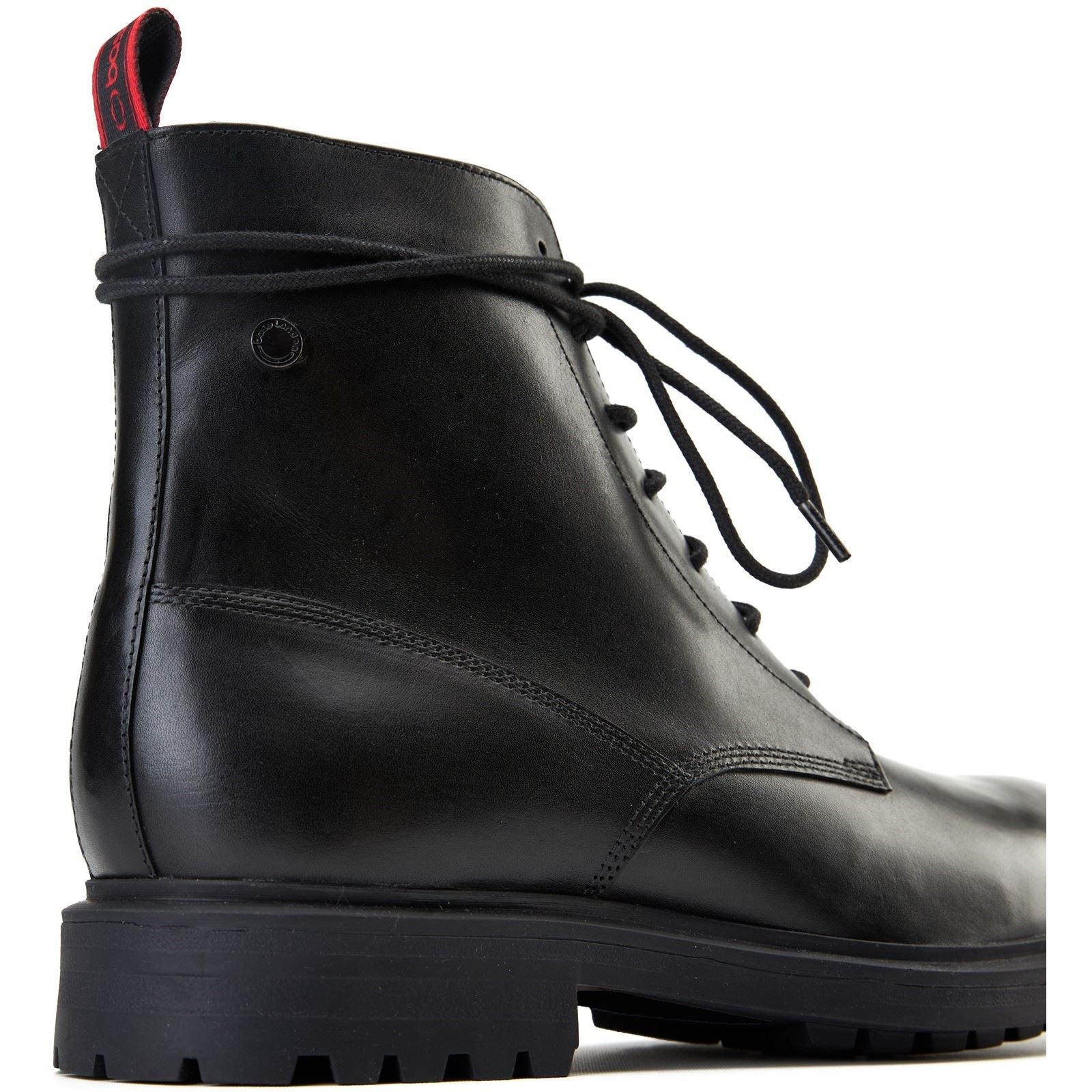 Base London Brunel Leather Men's Black Ankle Boots
