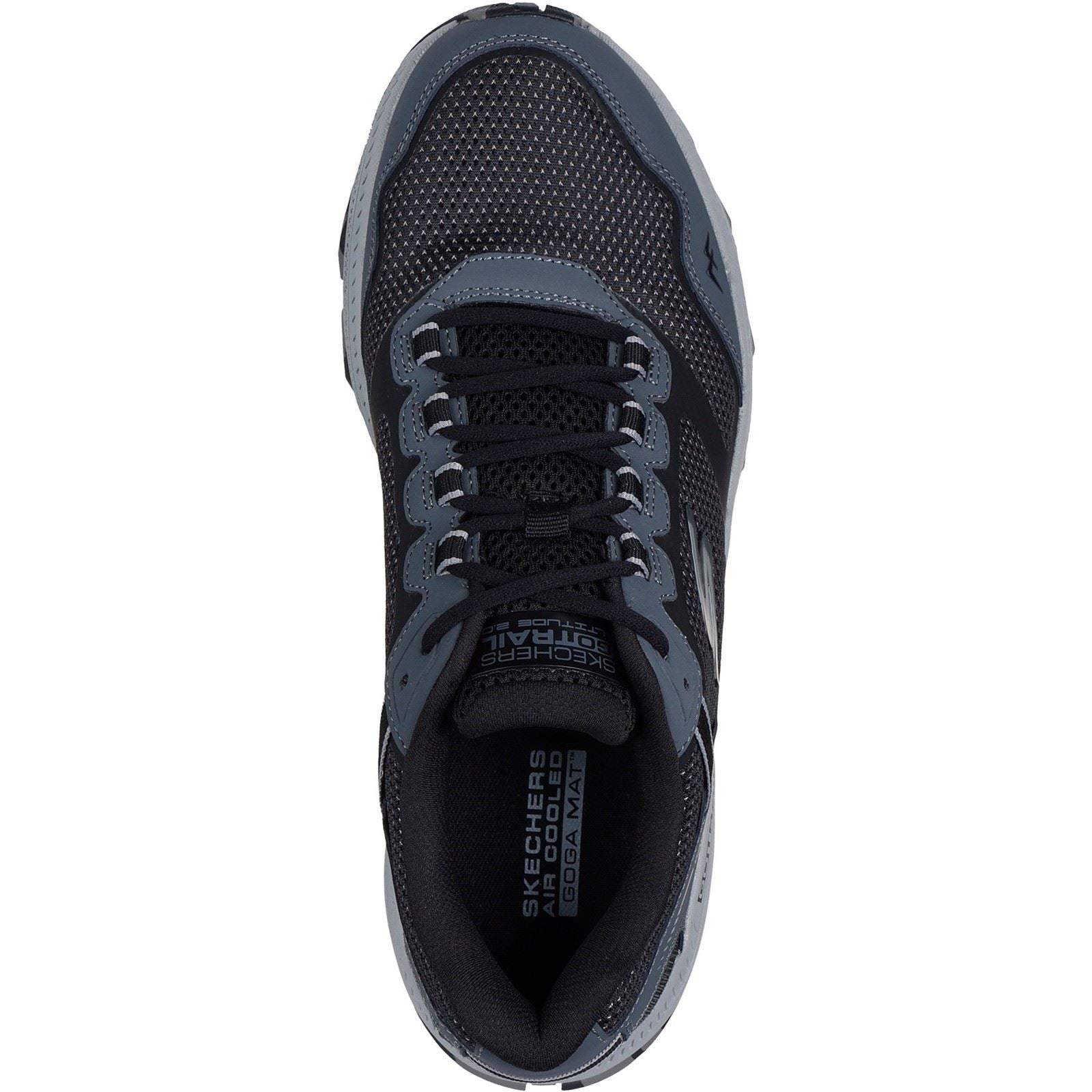 Skechers Performance GO RUN Trail Altitude 2.0 Marble Rock 3 Leather Men's Black/Grey Trainers