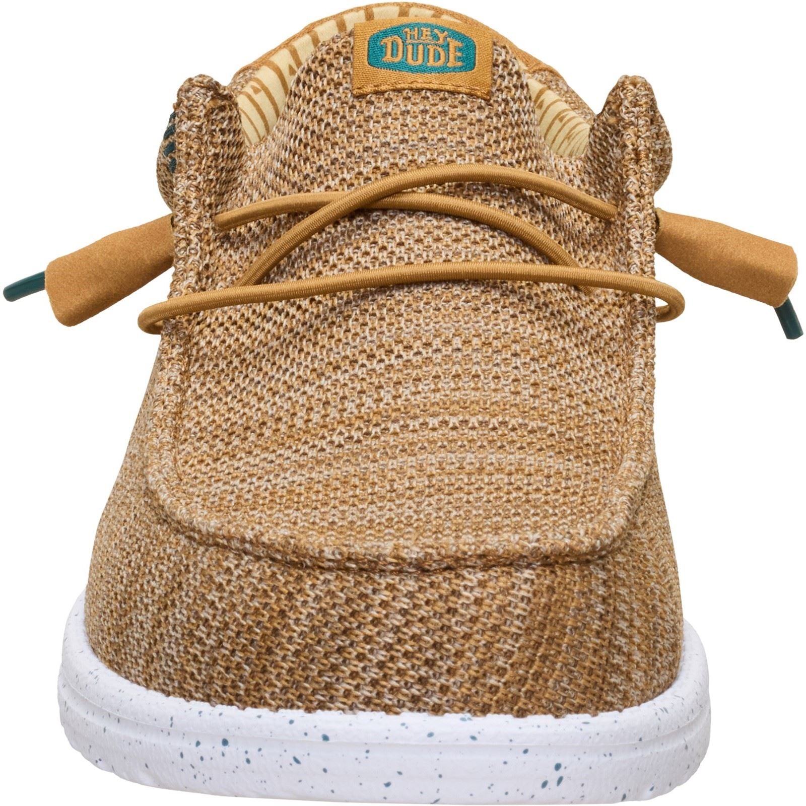 HEYDUDE Wally Stretch Sox Polyester Men's Bone Brown/Multi Loafers