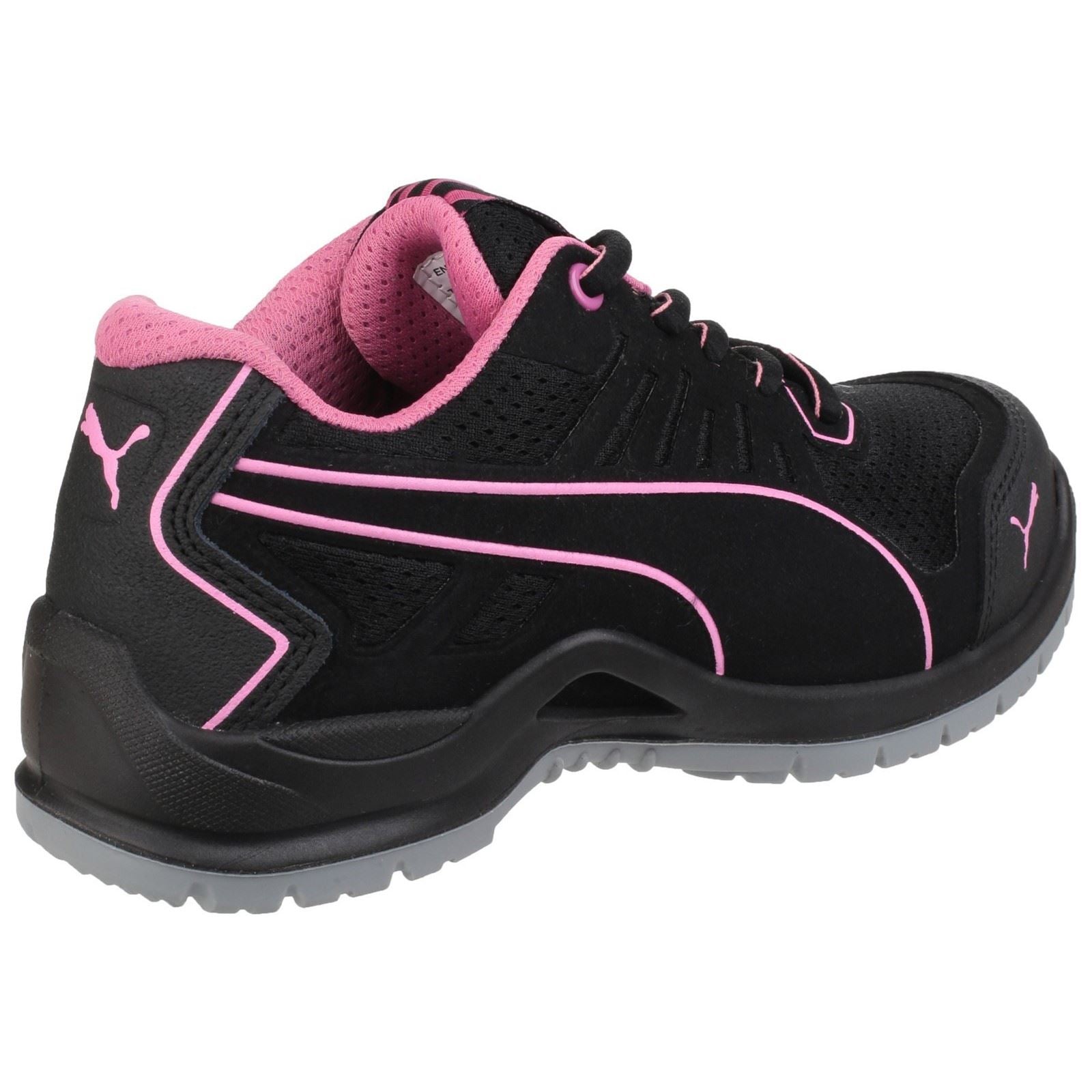 Puma Safety Fuse Tech Textile Women's Black Safety Trainers