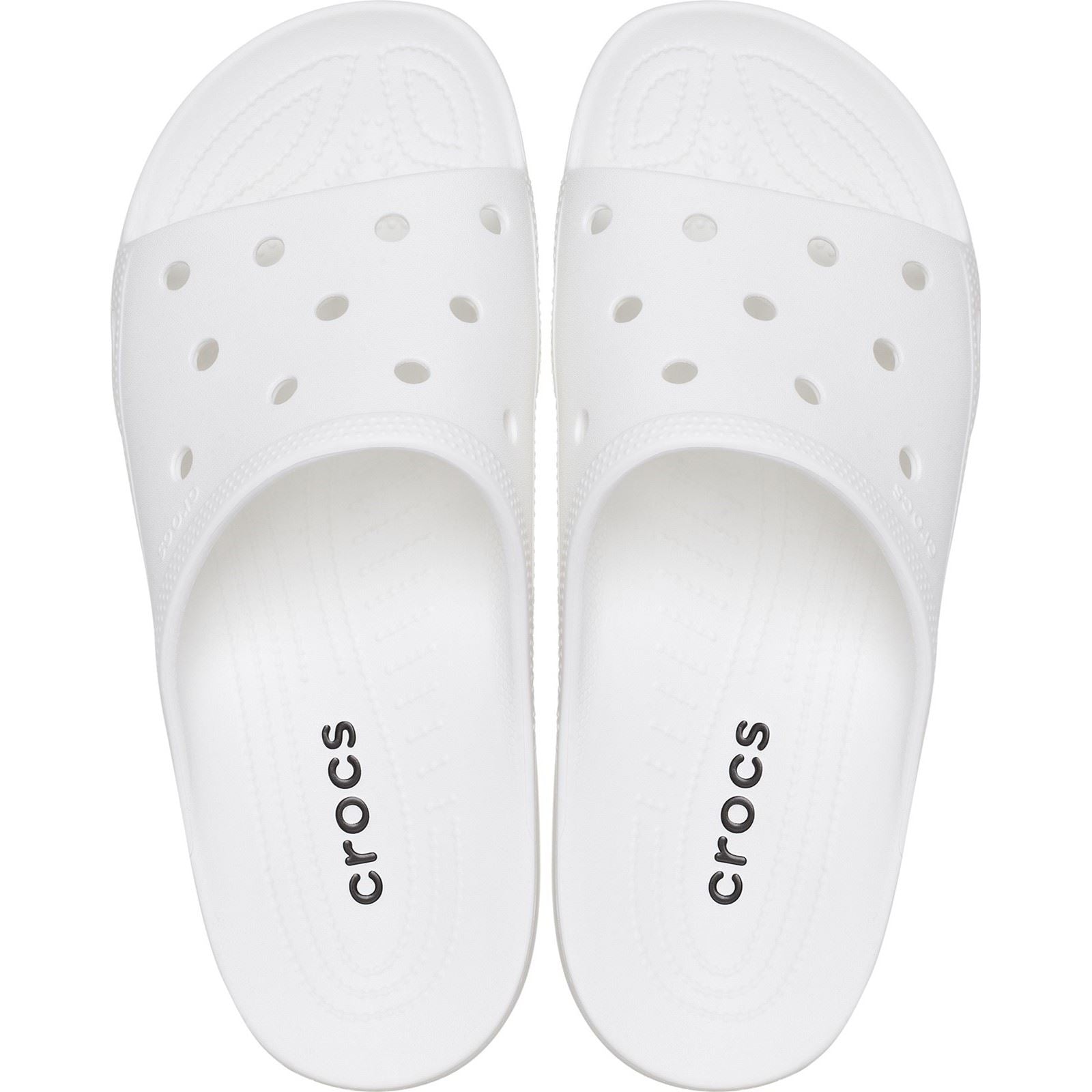 Crocs Classic Slide Thermoplastic Women's White Slides