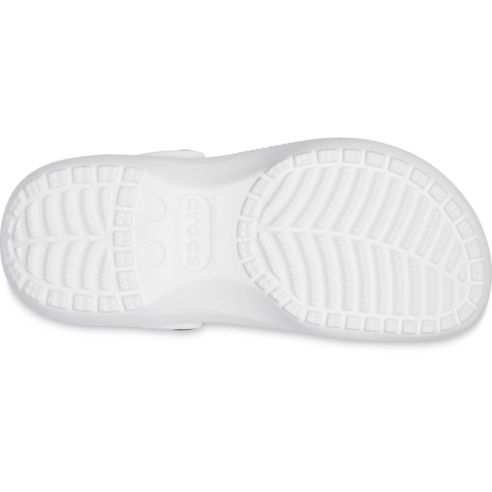 Crocs Classic Platform Synthetic Women's White Clogs