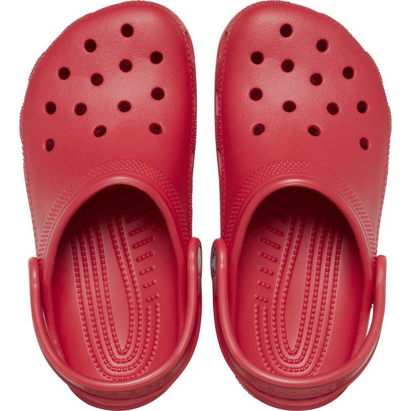 Crocs Toddler Classic Croslite Rubber Varsity Red Clogs
