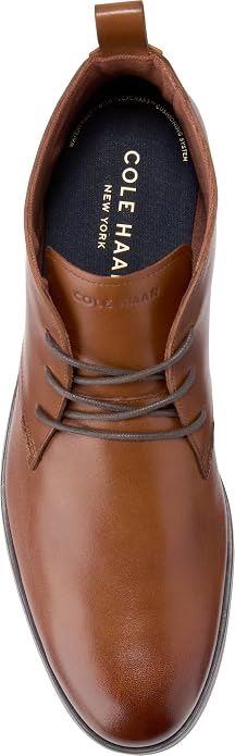 Cole Haan Newmark Grand Flexcraft Leather Men's Tan Chukka Boots