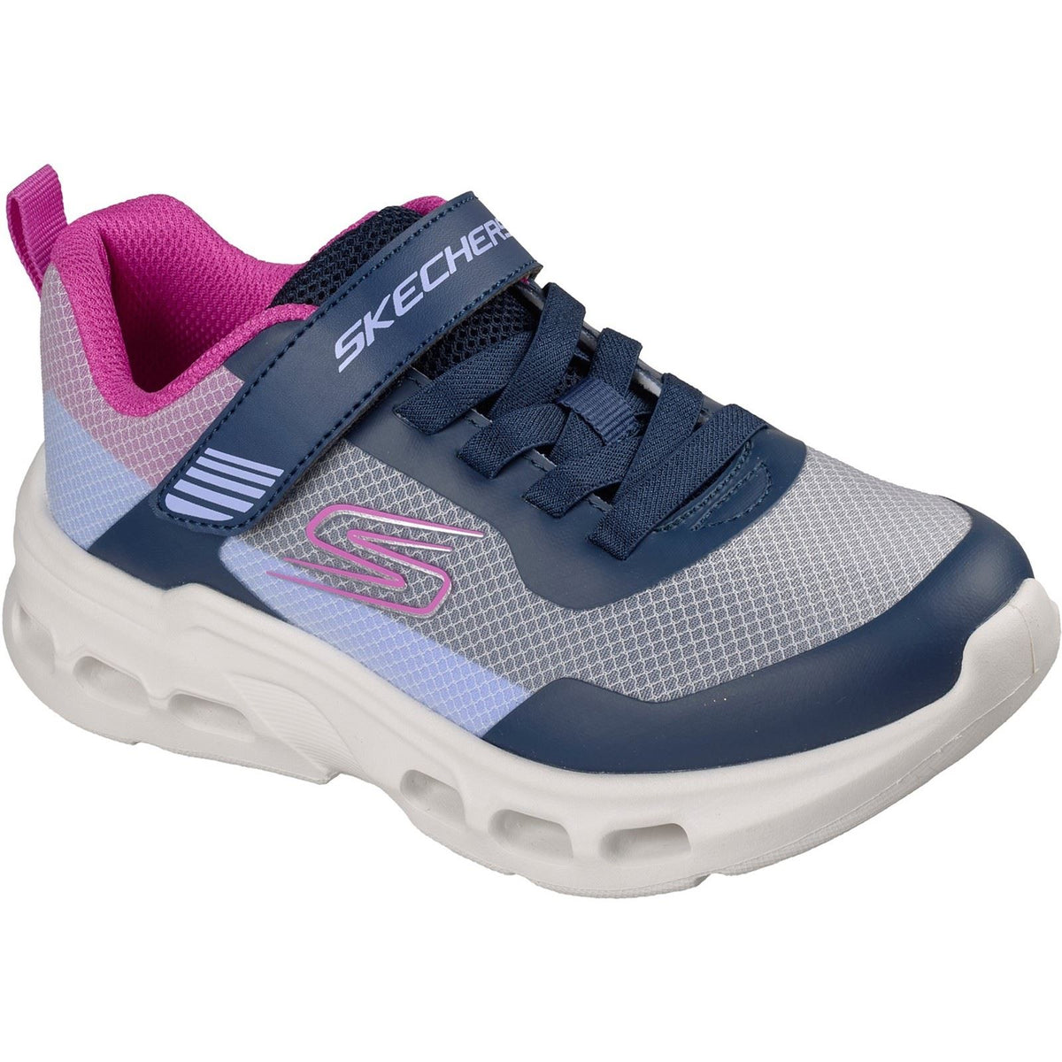 Skechers Glide-Step Drift Textile Navy/Multi Trainers