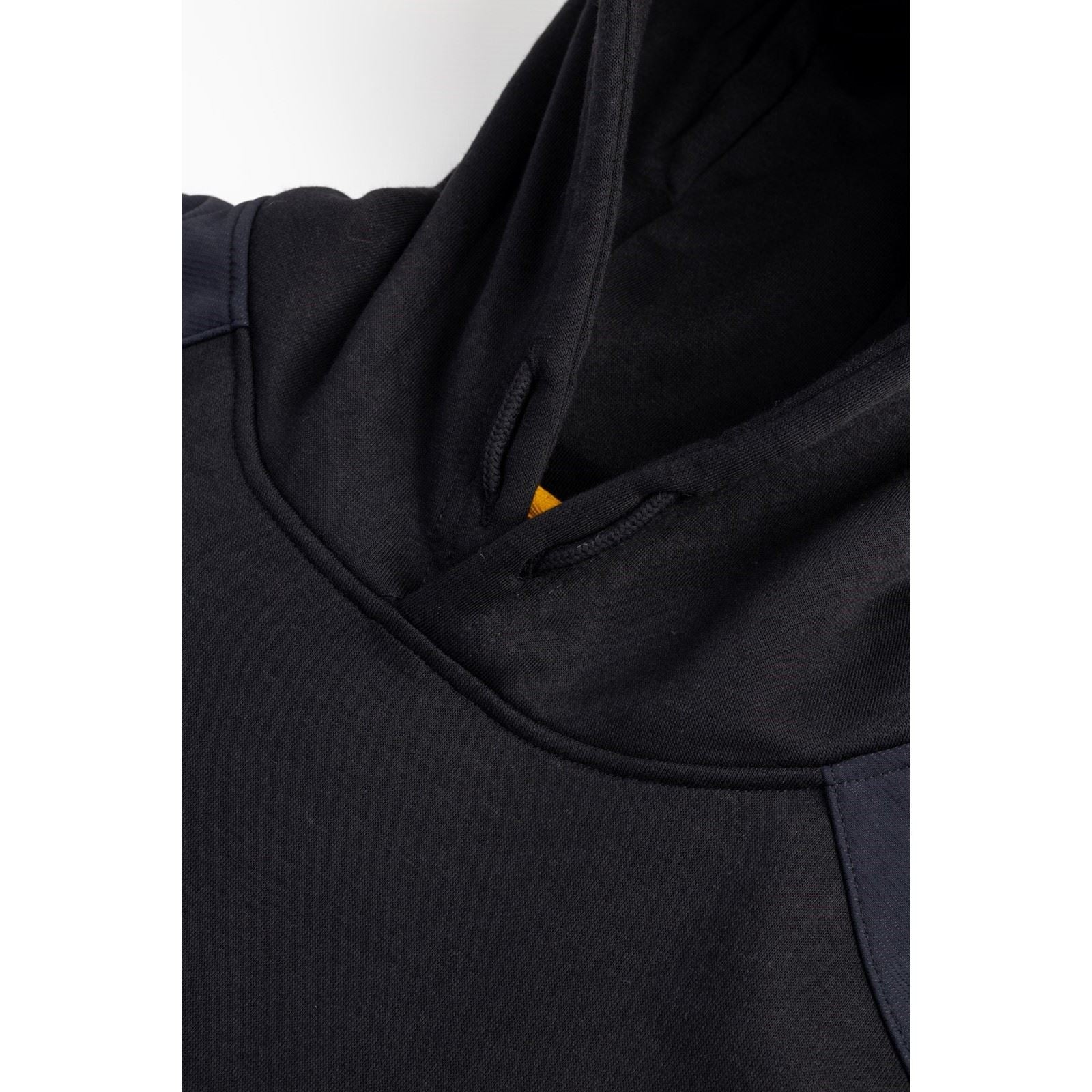 Caterpillar Essentials Synthetic Men's Black Hooded Sweatshirt
