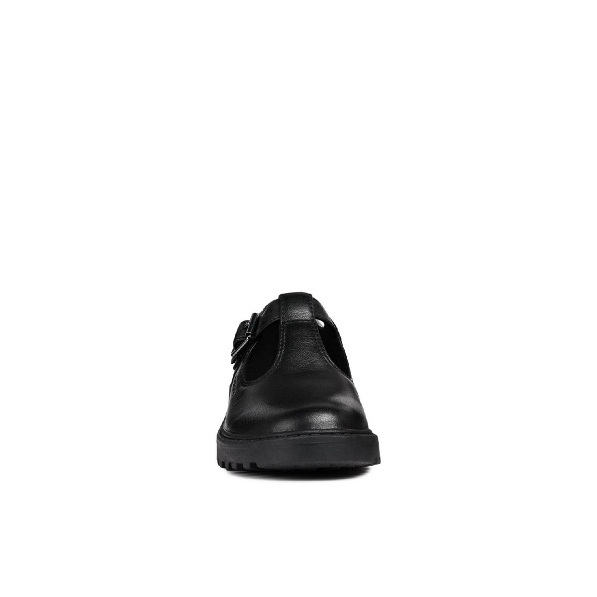 Geox J Casey Girl Leather Black Shoes