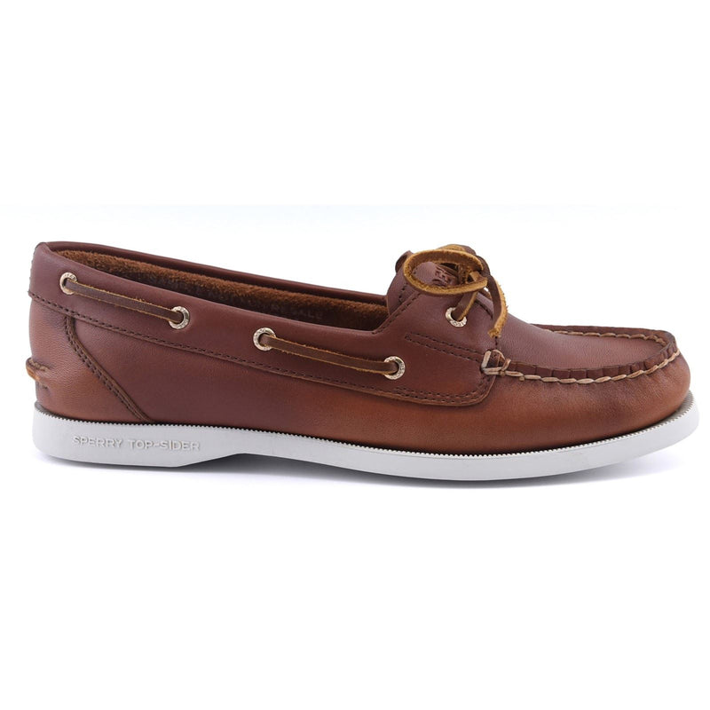 Sperry Authentic 1 Eye Leather Women's Brown Boat Shoes