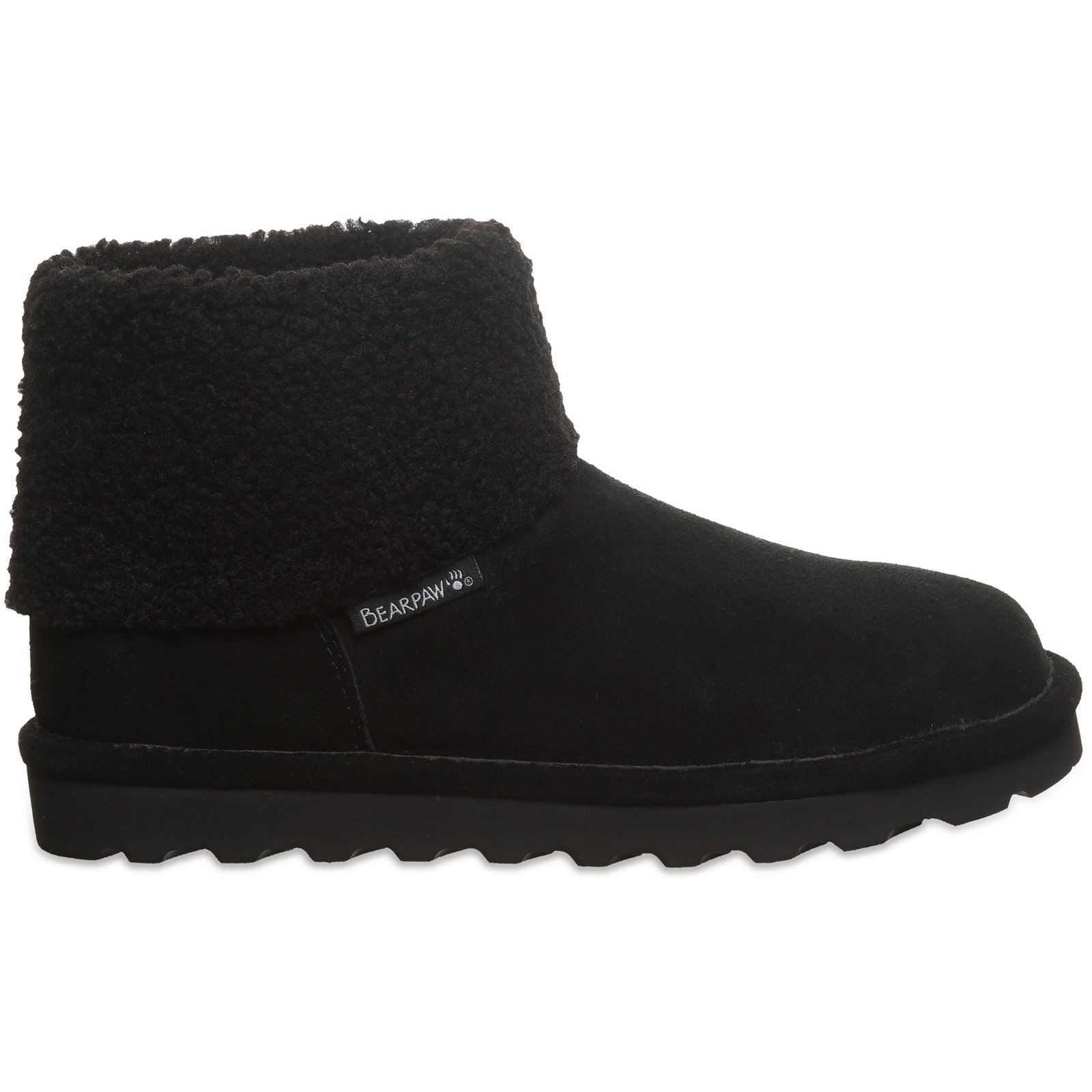 Bearpaw Jessa Suede Women's Black Winter Ankle Boots