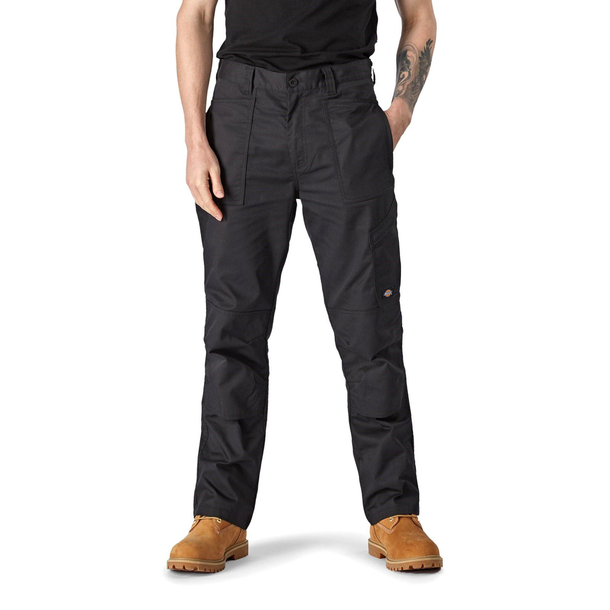 Dickies Action Flex Polyester Men's Black Outdoor Trousers
