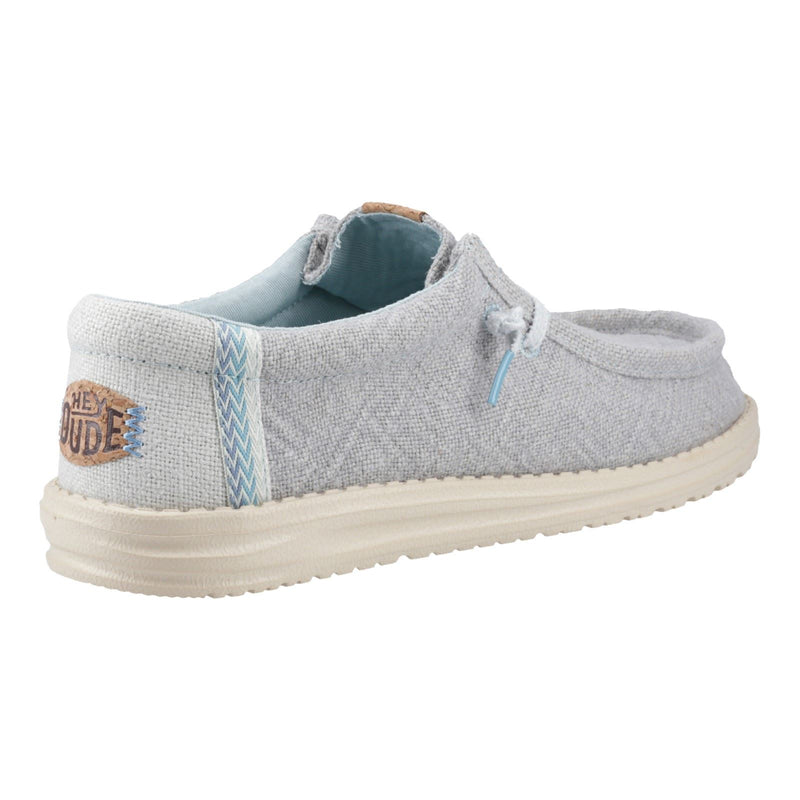 HEYDUDE Wally Jute Jute Men's Cloud Blue/Dawn Blue Moccasins Shoes