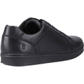 Hush Puppies Madden Leather Men's Black Trainers