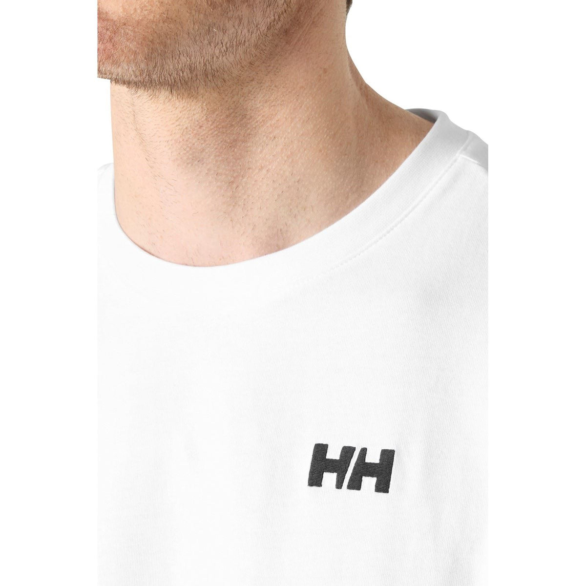 Helly Hansen Sport Staple T-Shirt Cotton Men's White Short Sleeve T-Shirts
