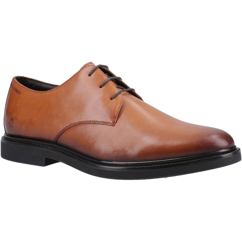 Hush Puppies Kye Leather Men's Tan Lace-Up Shoes