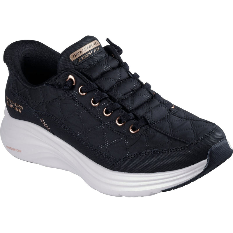 Skechers Contour Foam Golden Hour Textile Women's Black/Rose Gold Trainers