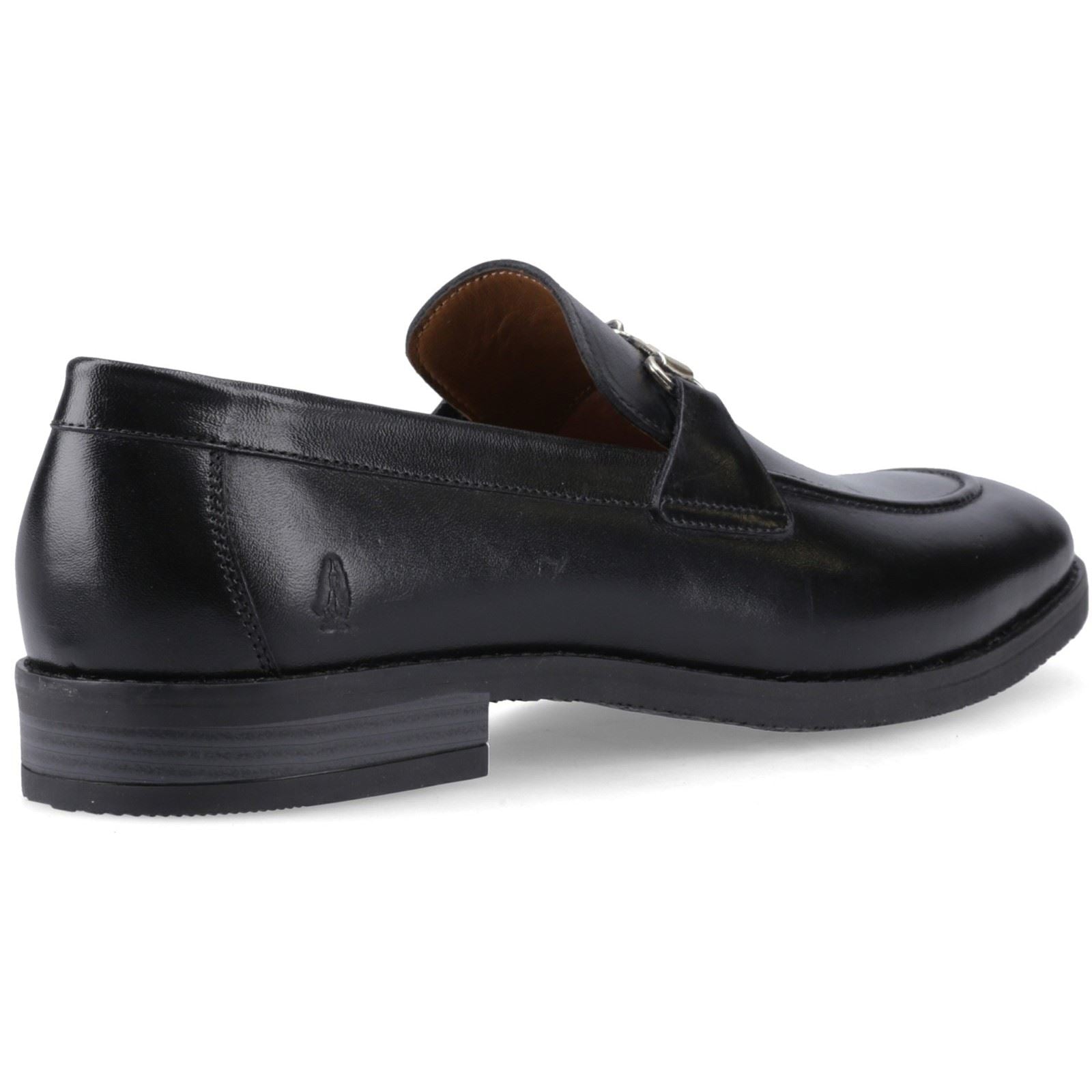 Hush Puppies Moses Leather Men's Black Loafers