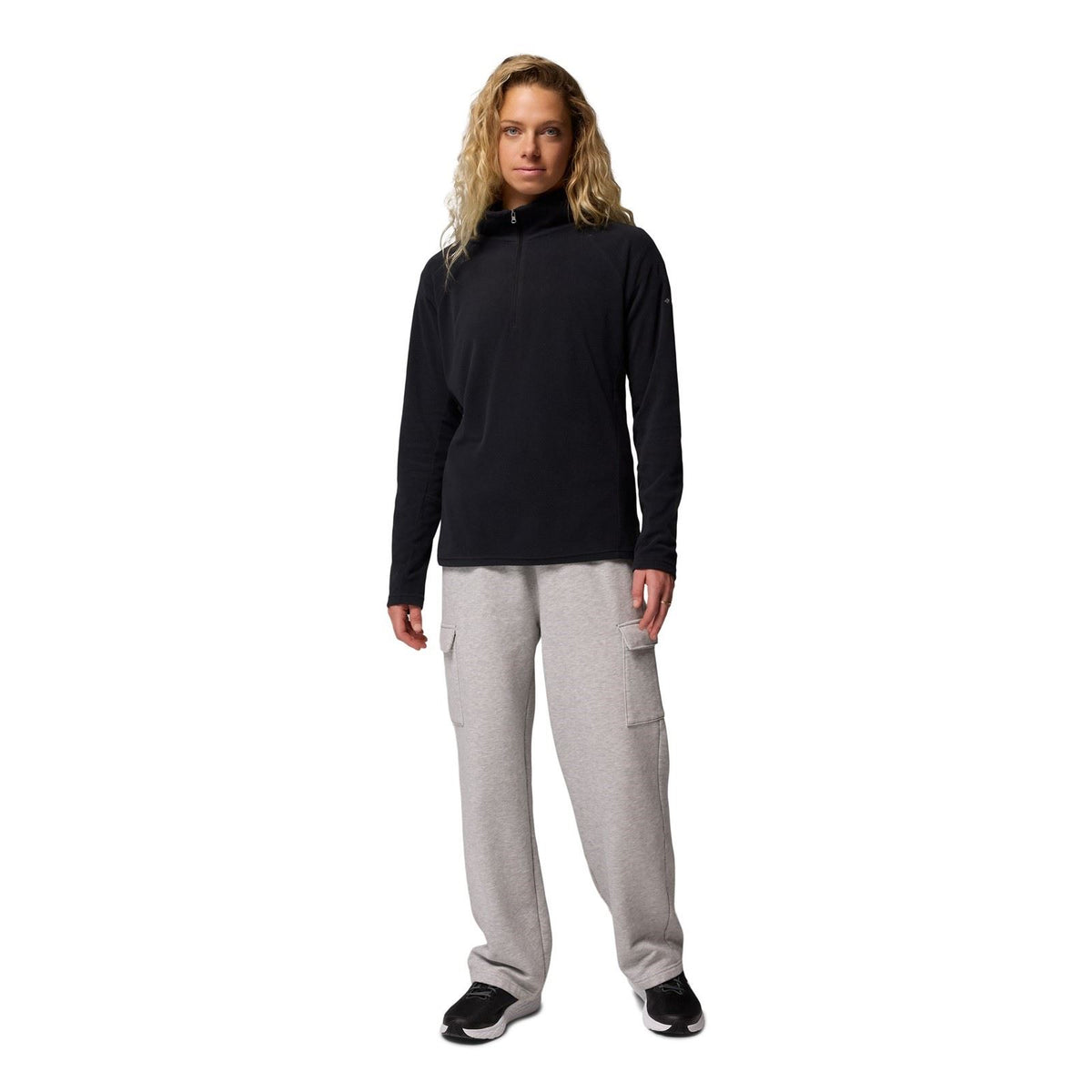 Columbia Glacial IV 1/2 Zip Polyester Women's Black Fleece Pullover