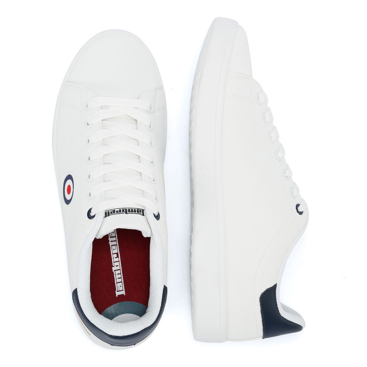 Lambretta Pinball Men's White Trainers –