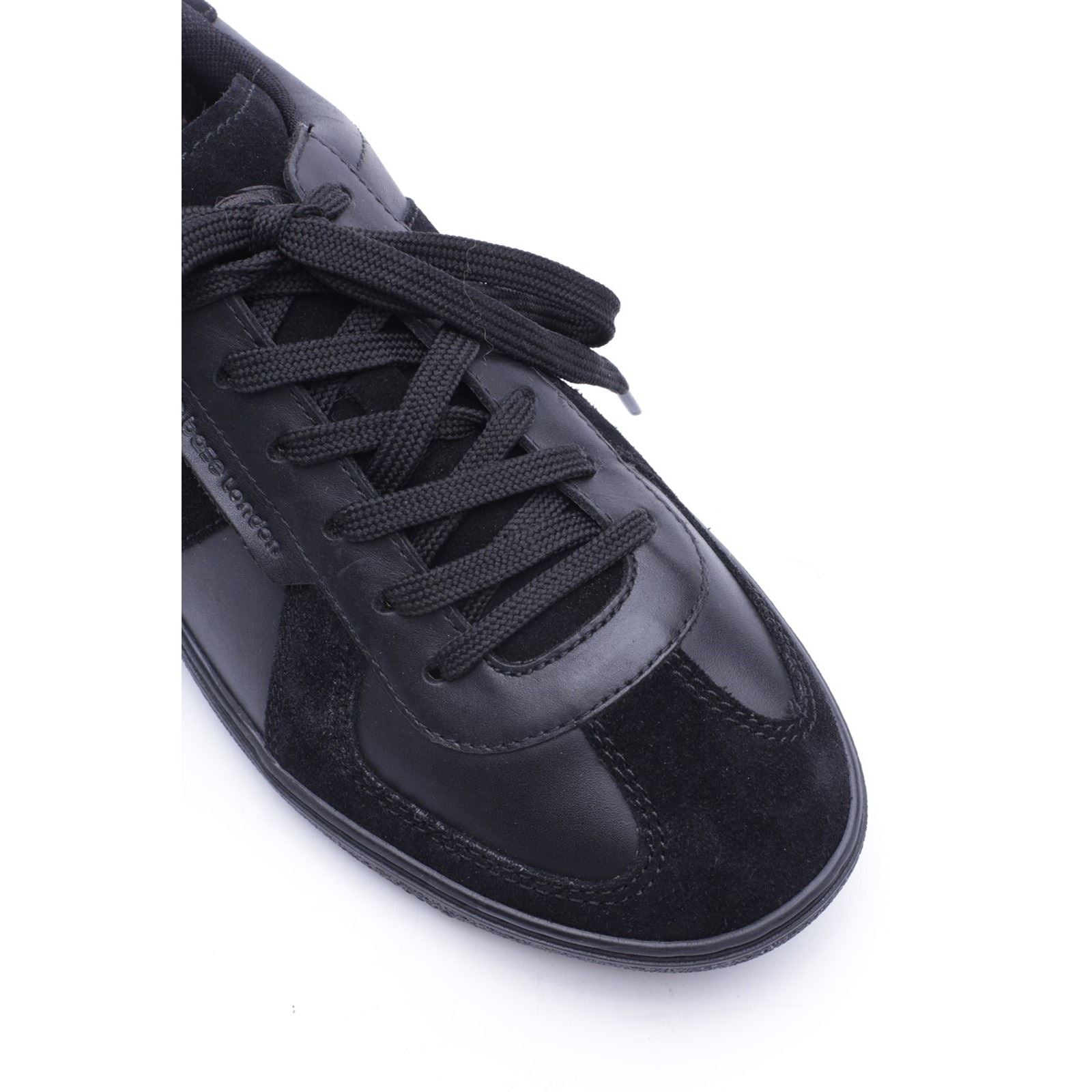 Base London Tommo Leather Men's Black Trainers