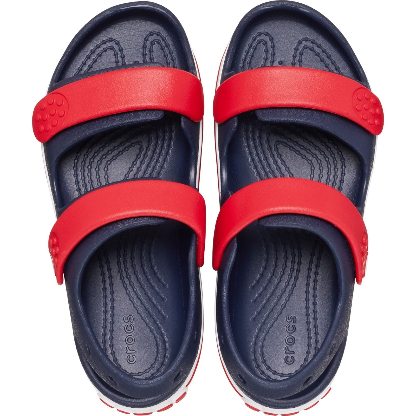 Crocs Toddler Crocband Play Synthetic Navy/Varsity Red Sandals