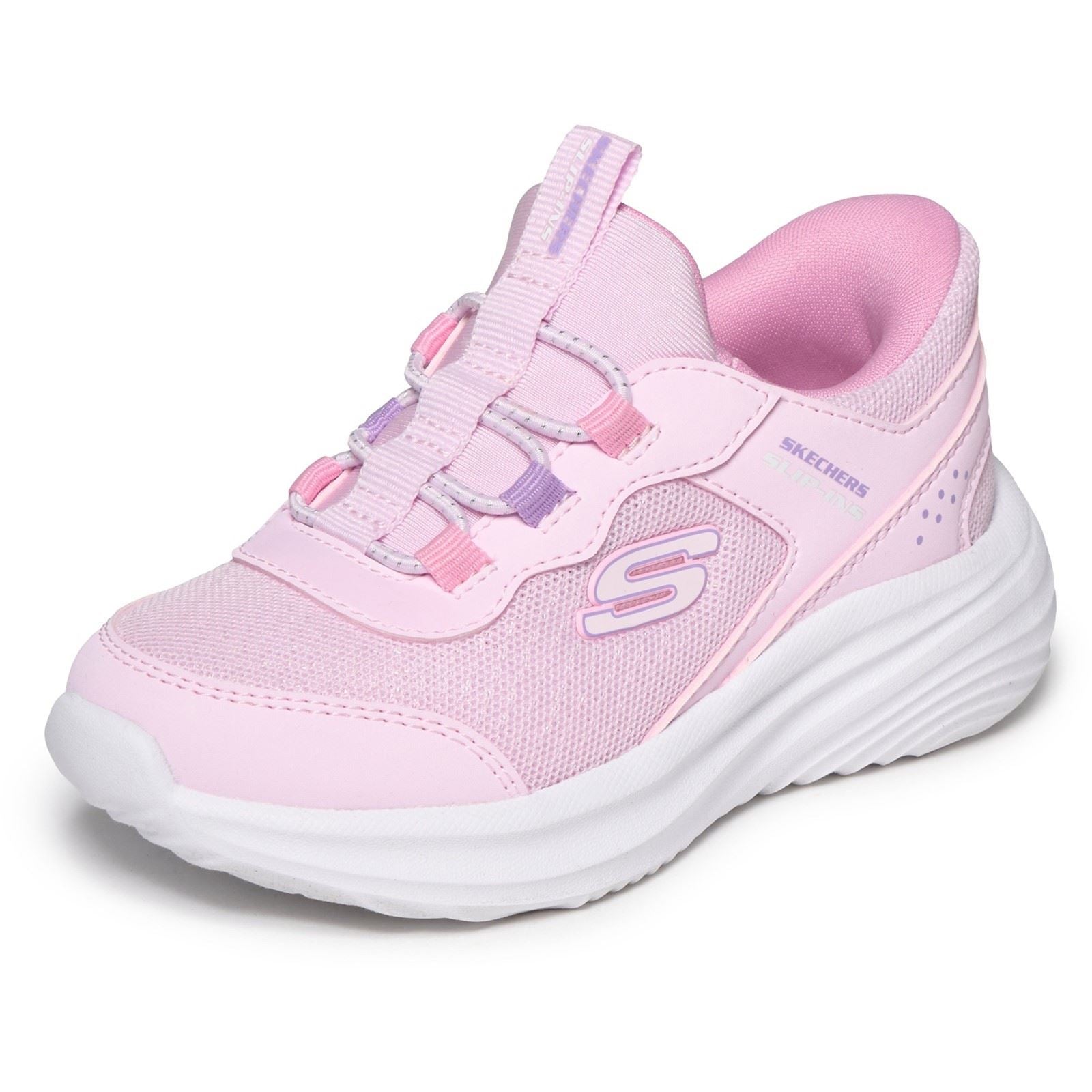 Skechers Bounder Pro Step One Light Pink Trainers