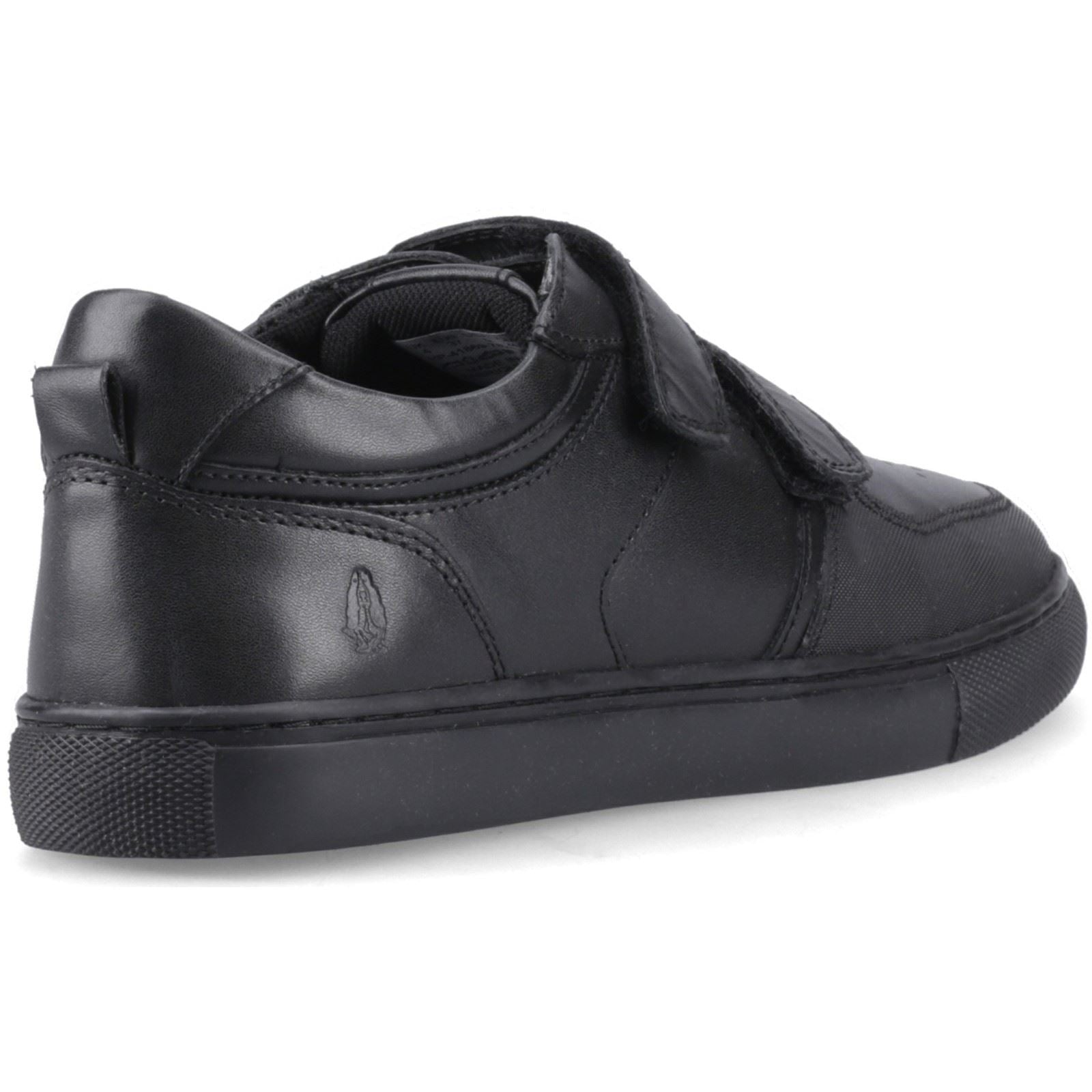 Hush Puppies Daxton Leather Boy's Black Trainers