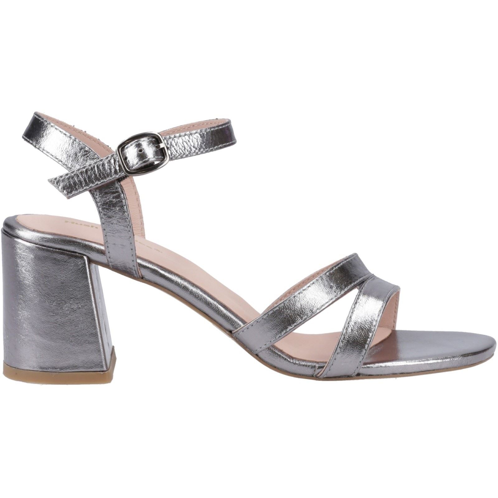 Hush Puppies Nalani Leather Women's Pewter Heels