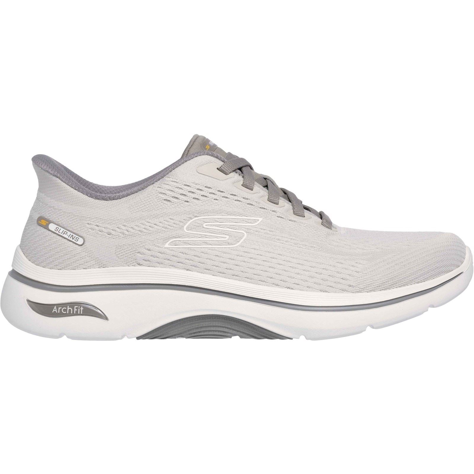 Skechers GO WALK Arch Fit 2.0 Percy Textile Men's Tan Standard Trainers