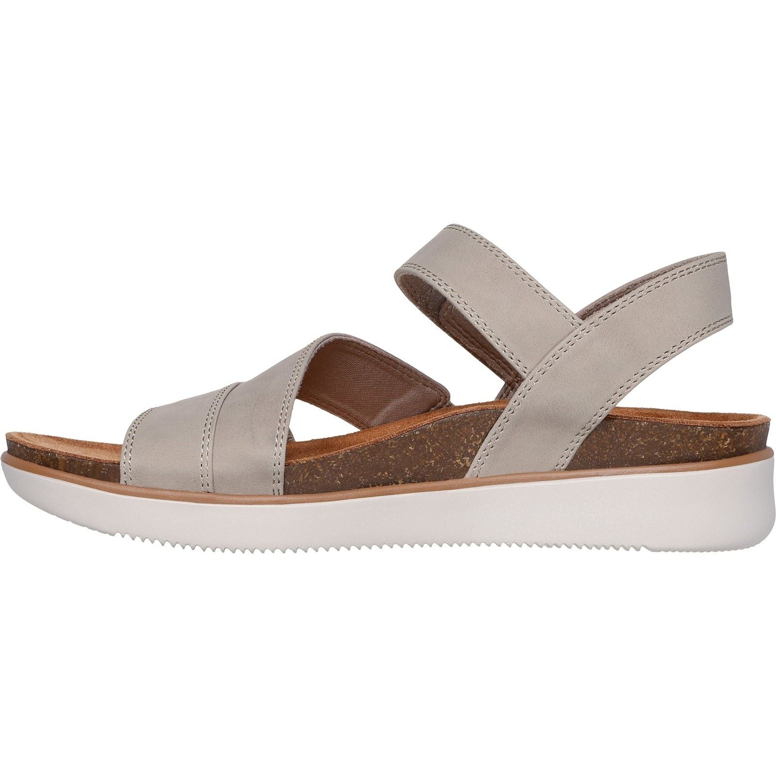 Skechers Lifted Comfort Polyurethane Women's Taupe Sandals