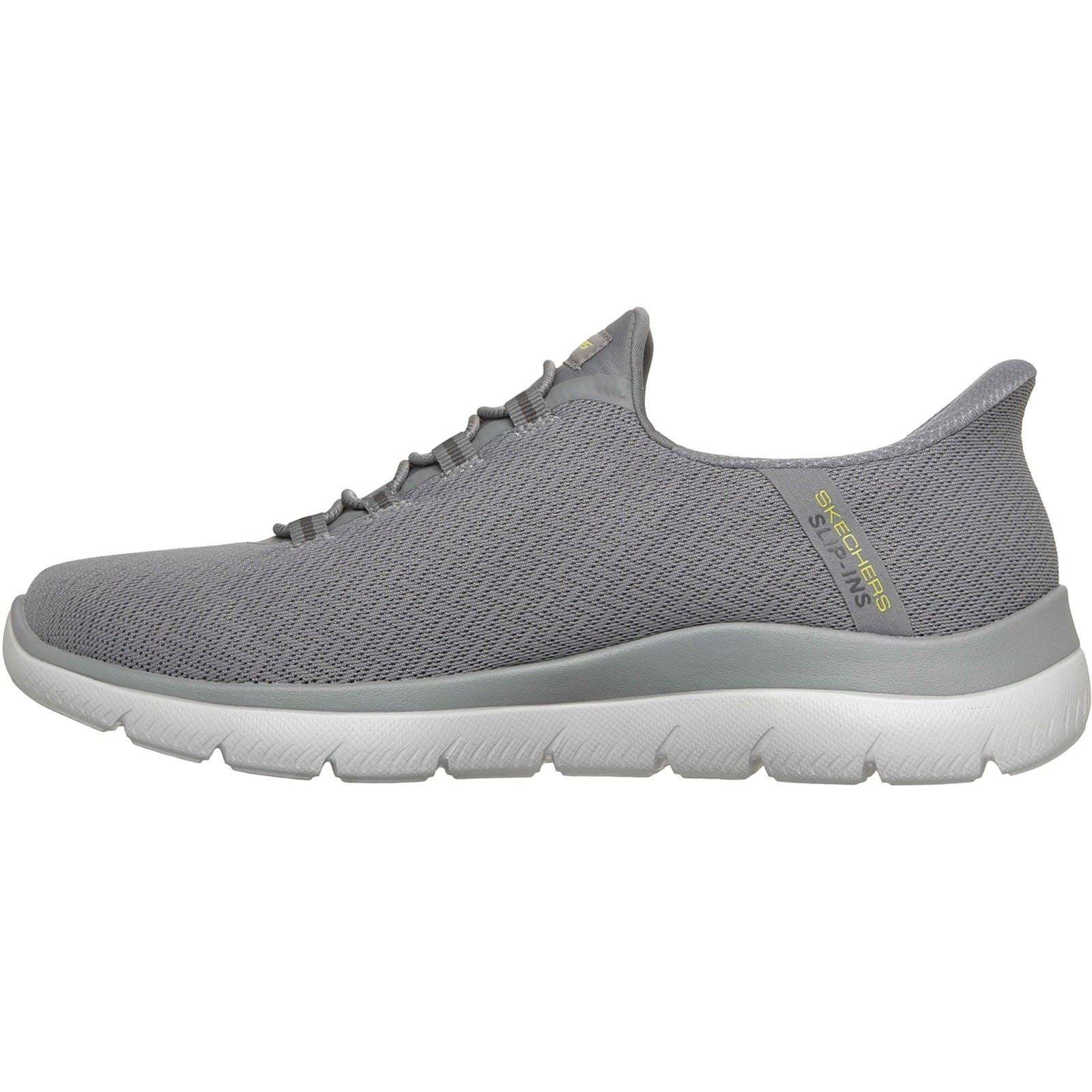 Skechers Arch Fit Summits Kynor Polyester Men's Grey/Lime Trainers