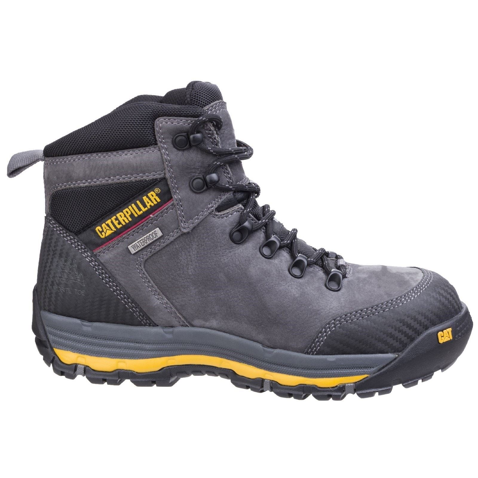 Caterpillar Munising Leather Dark Shadow Safety Boots
