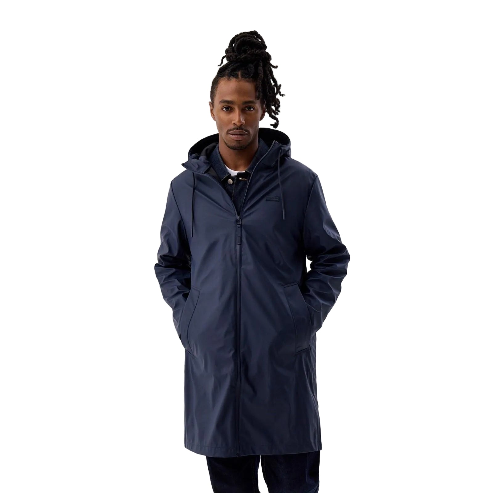 Hunter Andrea Blue Rain Coat