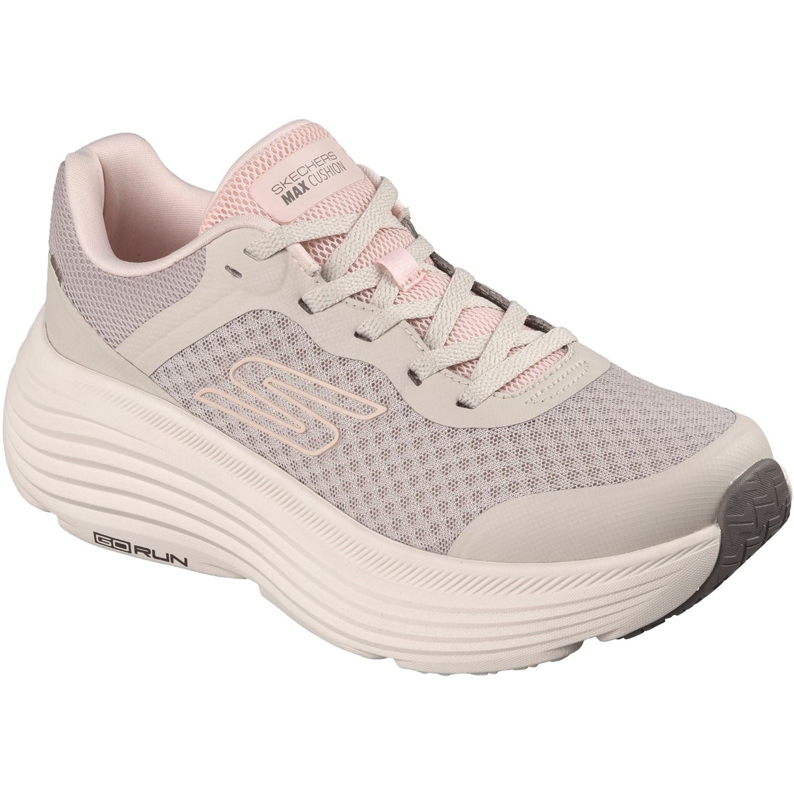 Skechers Max Cushioning Endeavour Women's Natural Synthetic/Trim Trainers