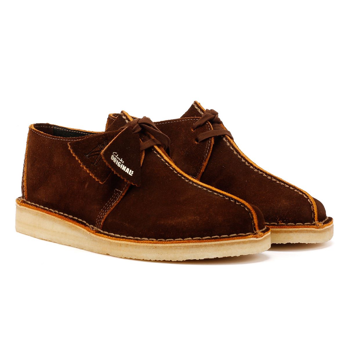 Clarks Originals Desert Trek Suede Men's Brown Shoes