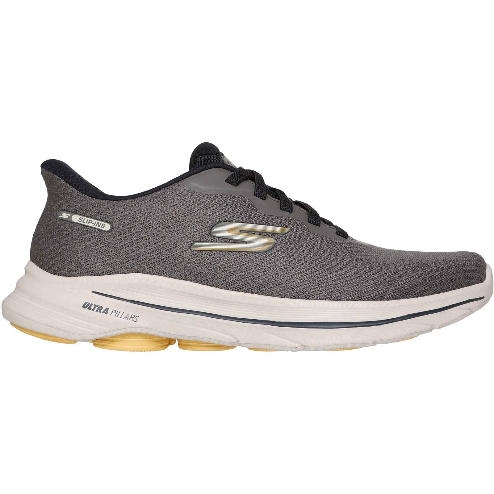 Skechers GO WALK 8 Pate Textile Men's Taupe Standard Trainers