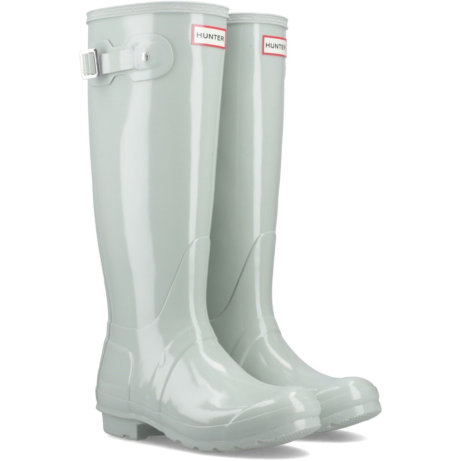 Hunter Original Tall Gloss Rubber Women's Sea Foam Wellington Boots