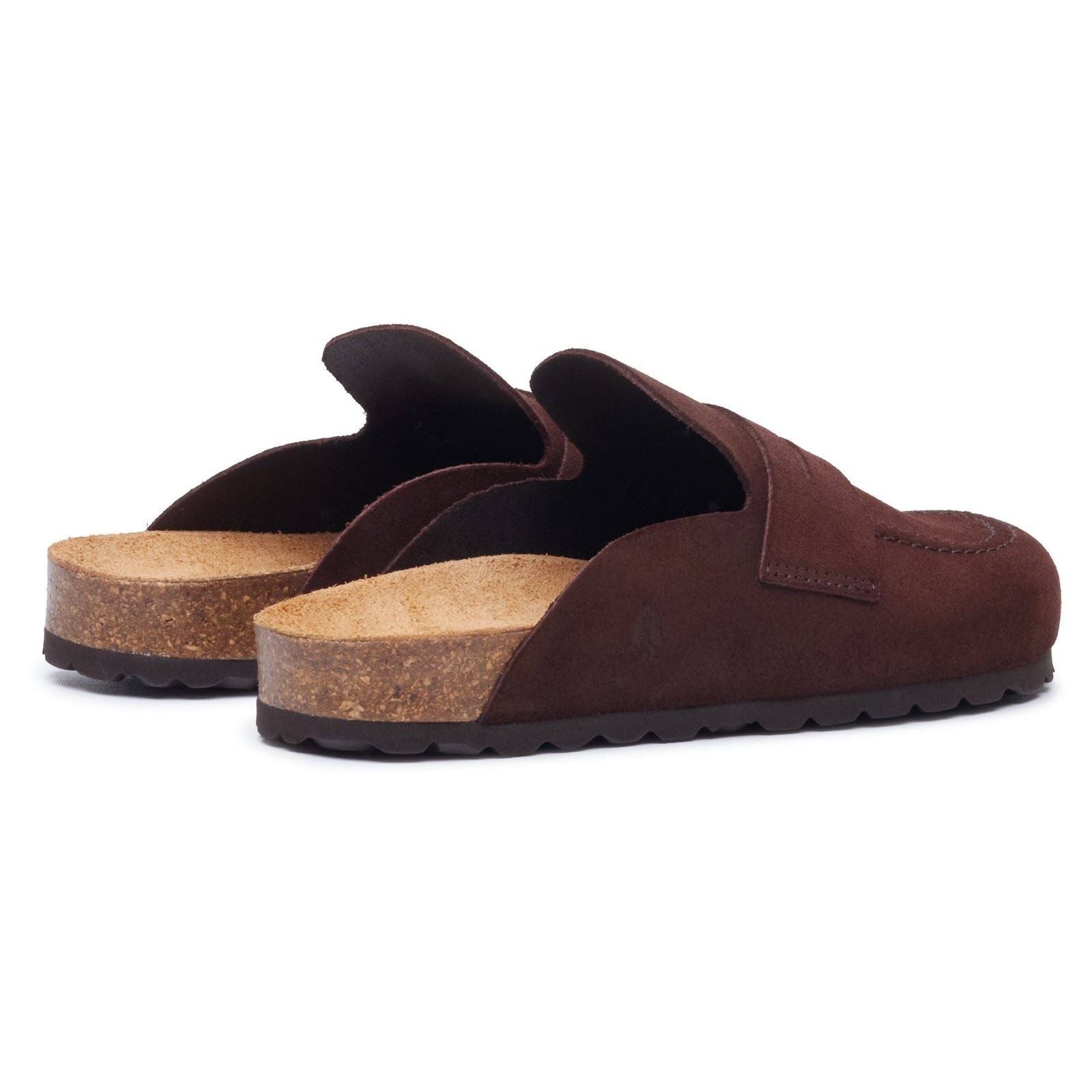 Hush Puppies Briar Closed Toe Suede Women's CHOCOLATE Mules