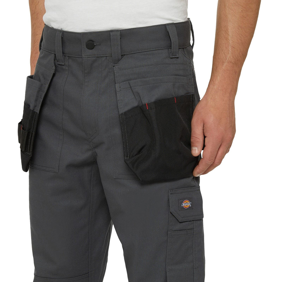 Dickies Multi Pocket Utility Synthetic Men's Grey Work Trousers