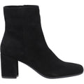 Hush Puppies Octavia Suede Women's Black Heeled Ankle Boots