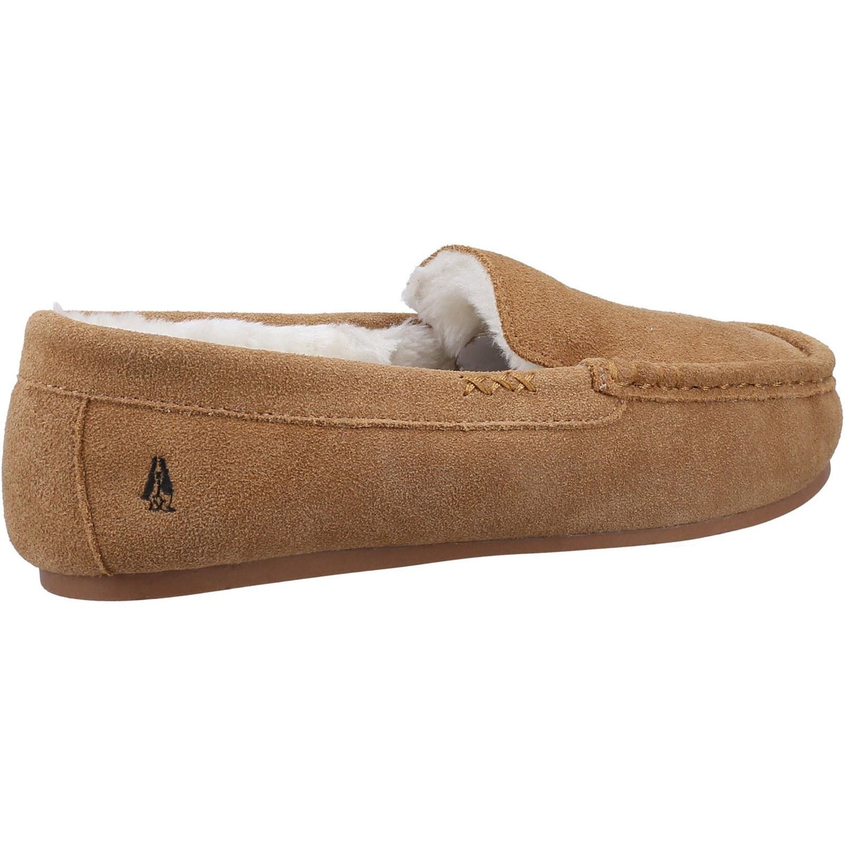 Hush Puppies Annie Mocassin Suede Women's Tan Slippers