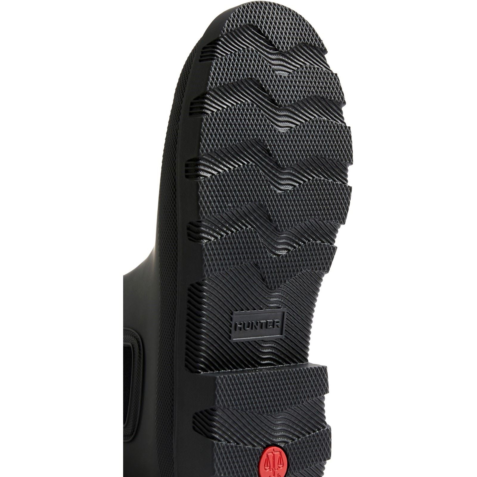 Hunter Downpour Rubber Black Wellington Boots