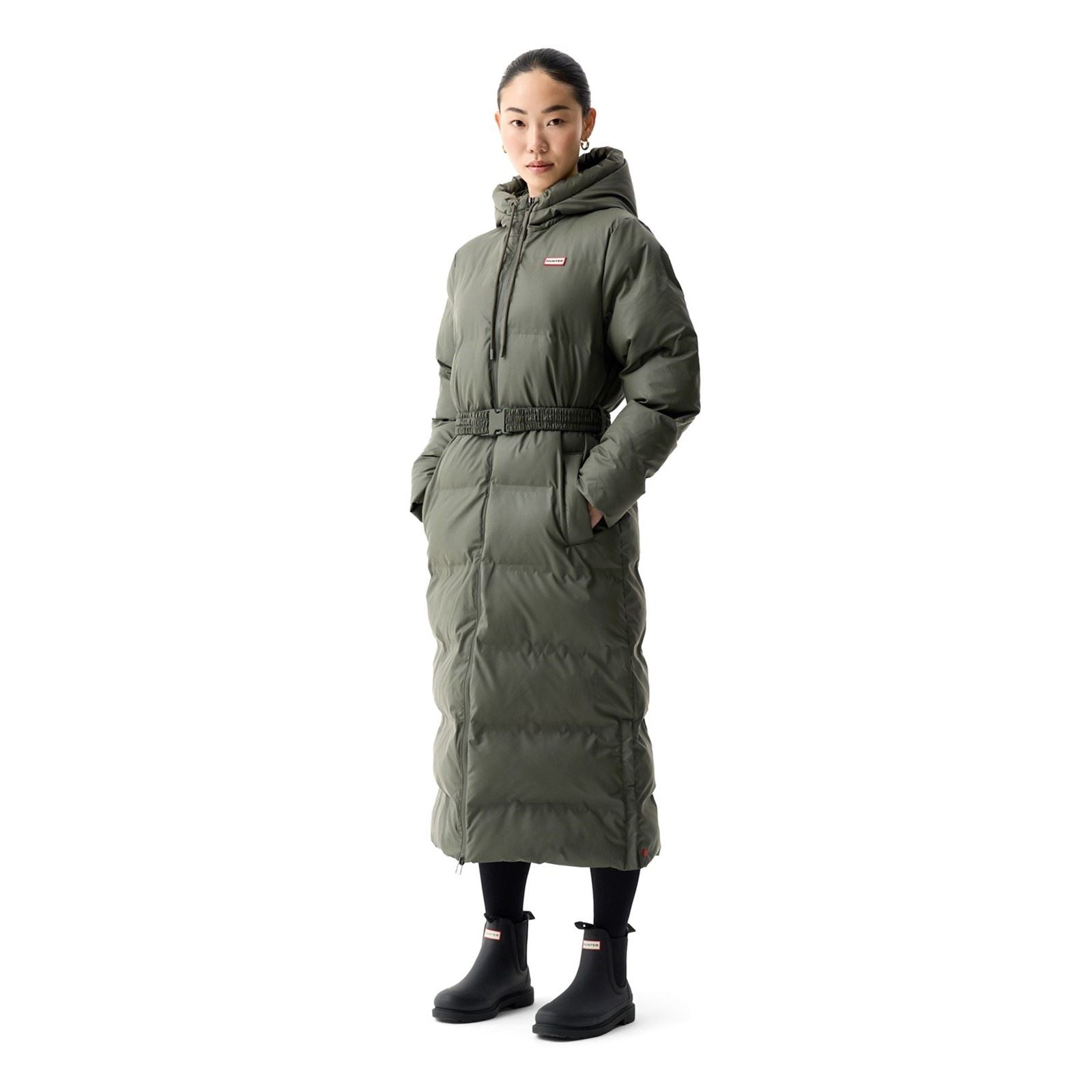 Hunter Hutchison Sonic Long Green  Puffer  Women's Jacket