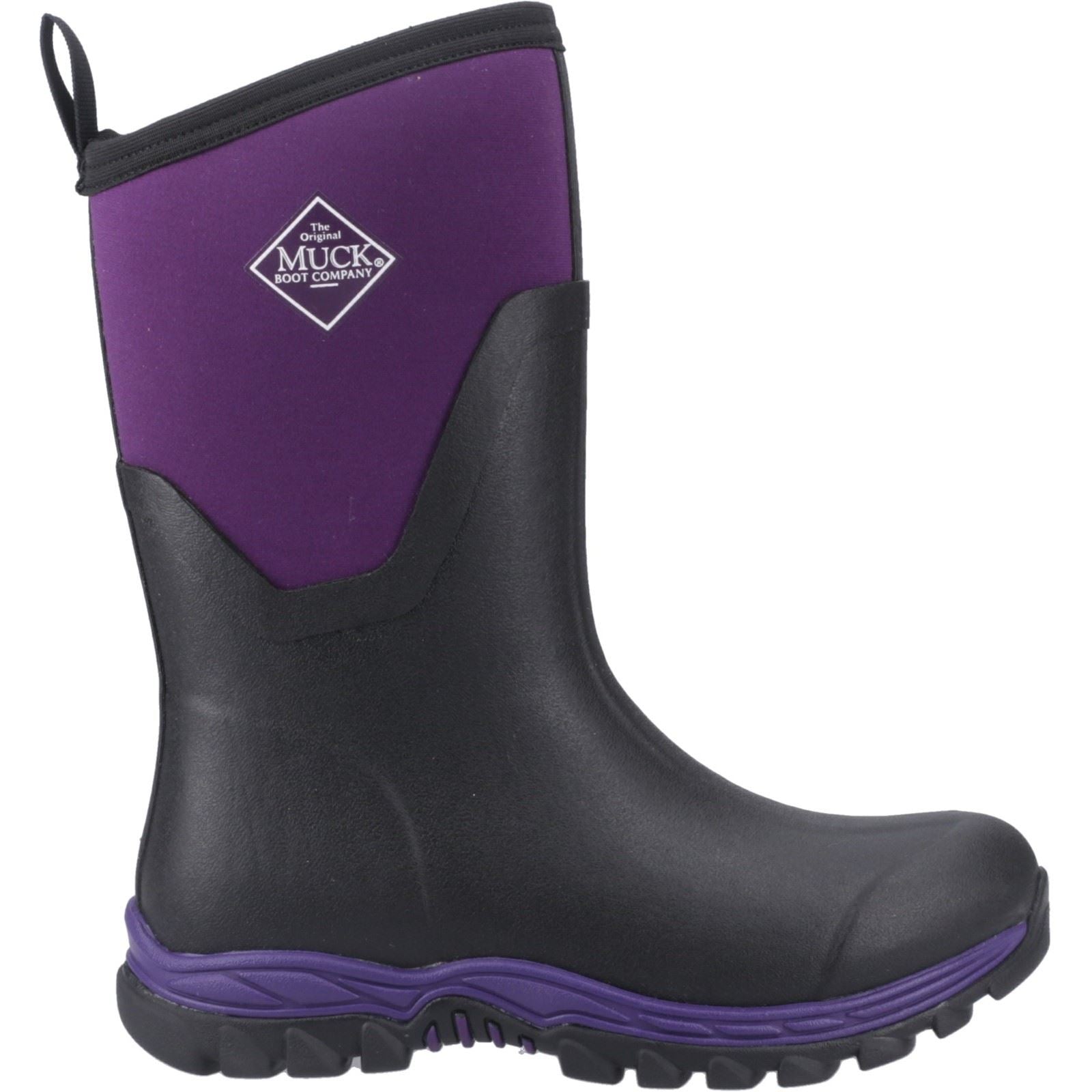 Muck Boots Arctic Sport II Mid Rubber Women's Black/Acai Winter Mid Calf Boots