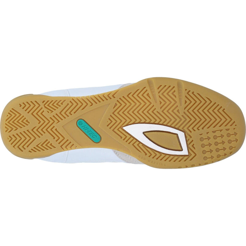 Hi-Tec Squash trainer Textile/Leather White Trainers