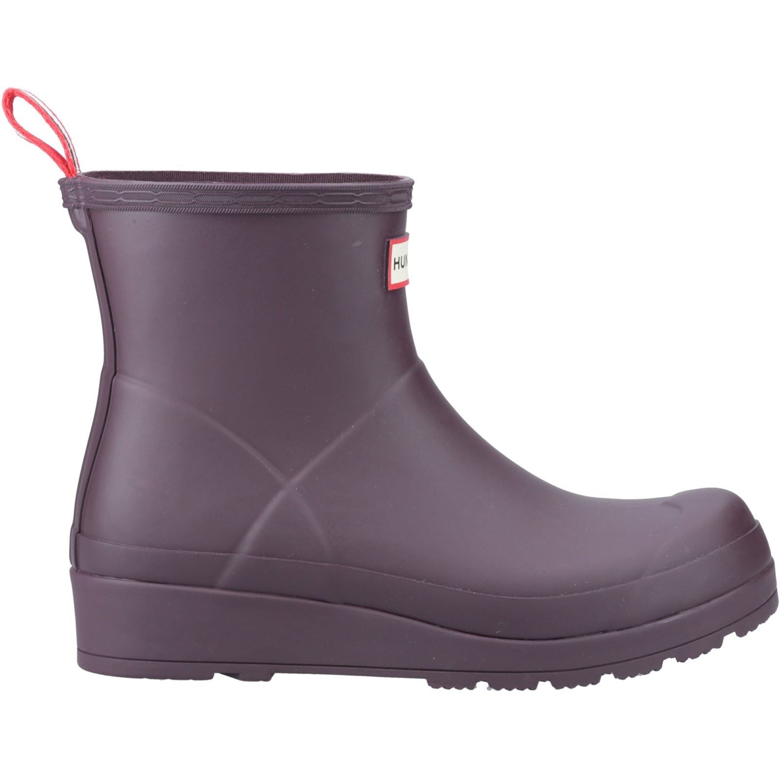 Hunter Play Short Rubber Women's Purple Wellington Boots