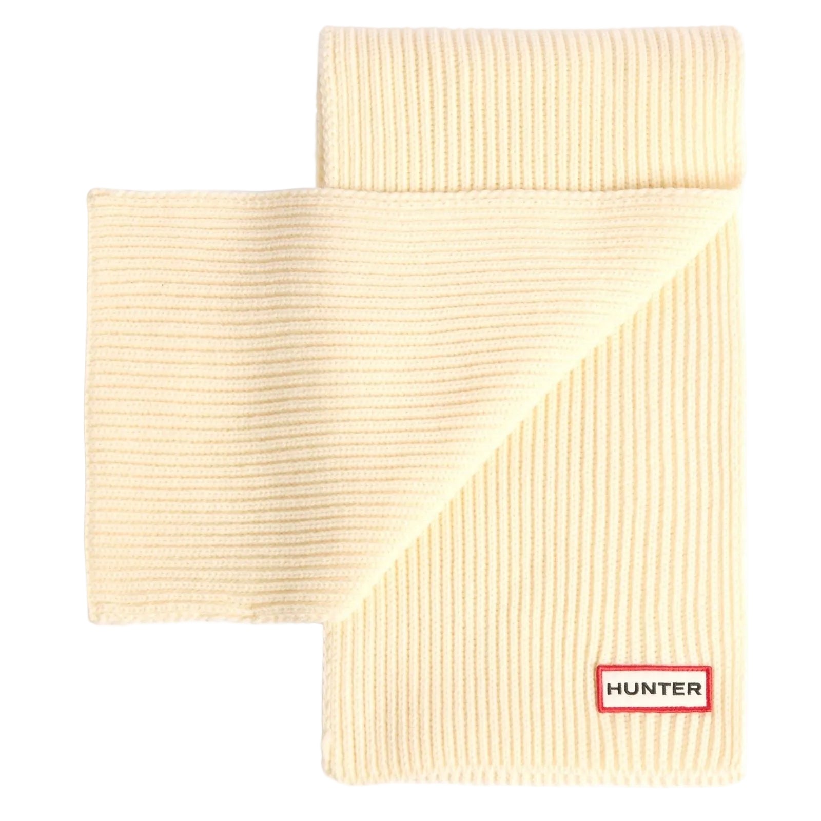 Hunter Arrinay Ribbed Pom Beanie/Scarf Box Set White Hat & Scarf Set - One Size