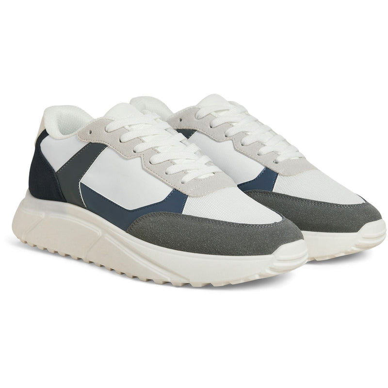 Jack & Jones Aspire Runner Synthetic Men's White Castlerock/Navy Blazer Trainers